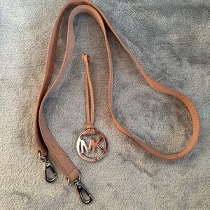 Michael Kors Brown Leather Bag Strap